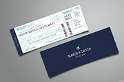 Boarding Pass Wedding Invitation, an Invitation Template by Vynetta (Thumbnail 2 of 5)