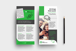 Web Designer DL Card Templates