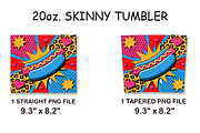 Hot Dog Flag 20oz Tumbler Wrap, an Arts & Entertainment Photo by LamanAzalea (Thumbnail 2 of 2)