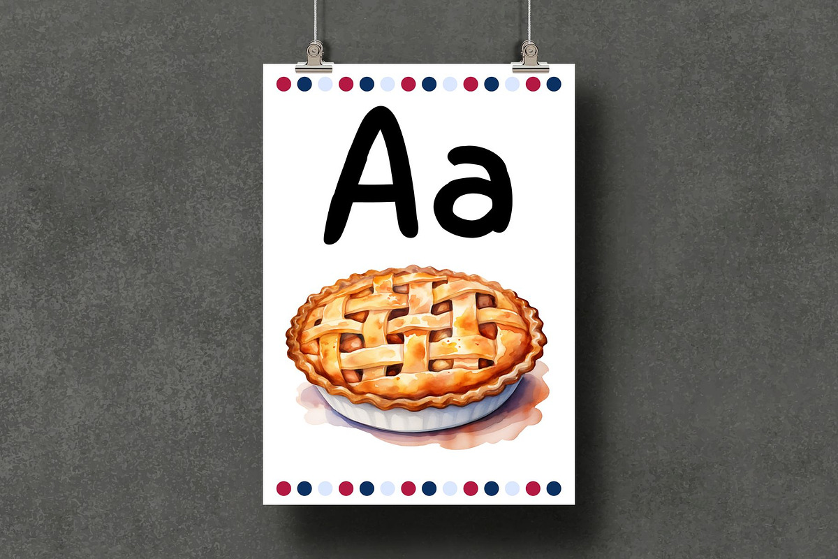4th of July Alphabet Cards – A-Z, an Education Illustration by Anna Design Studio (Photo 7 of 7)