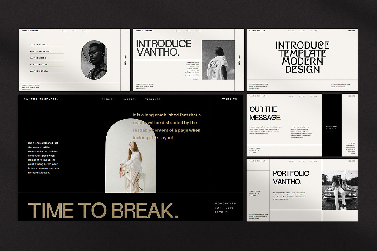 Vantho Presentation Template preview 3
