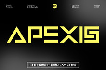 CS Apexis – Futuristic Display Font
