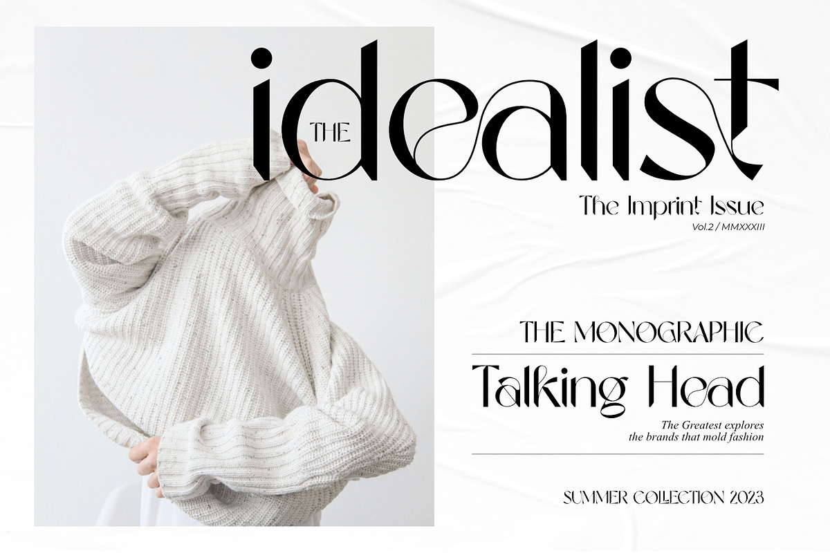 Wonderglast - Stylist Sans, a Sans Serif Font by ikiiko (Photo 2 of 8)