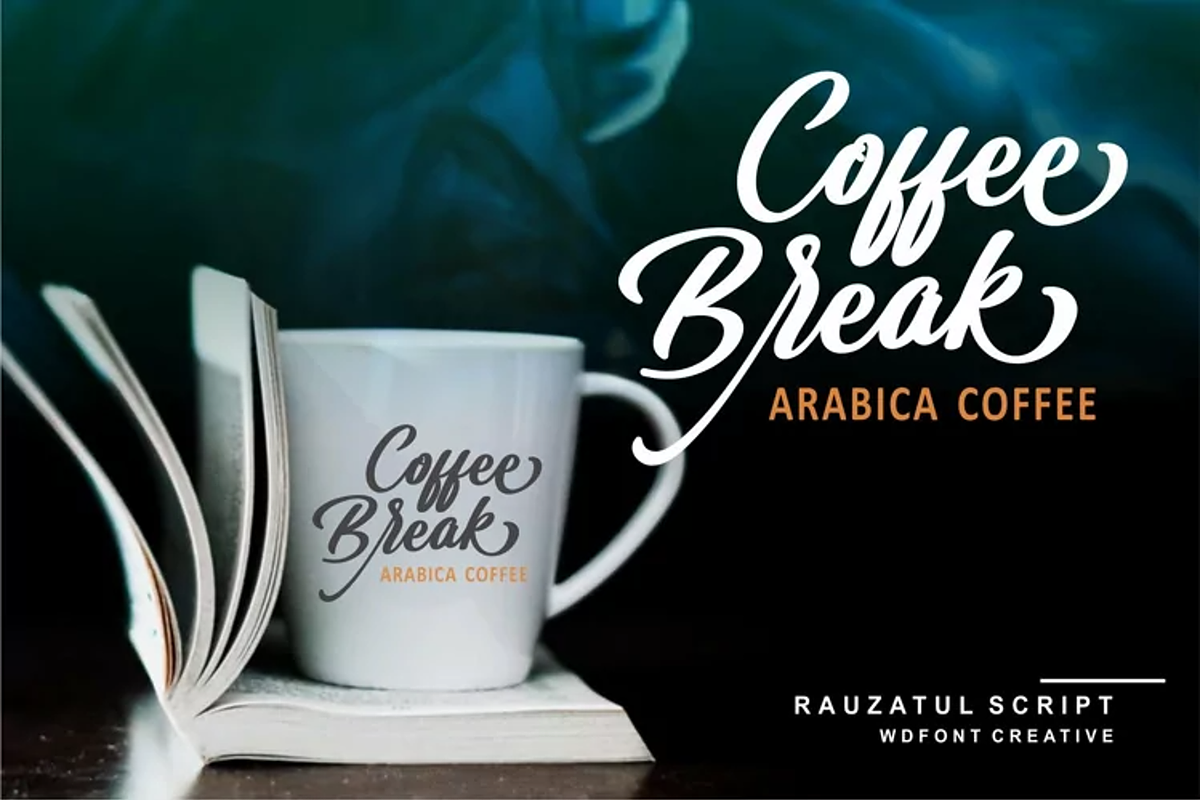 Rauzatul Script | Modern Stylish, a Script Font by WDfont (Photo 4 of 8)