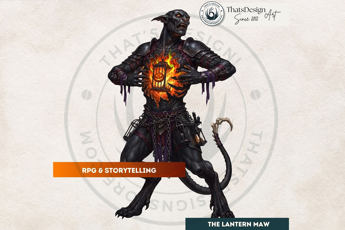 The Thirteenth Night Grimhollow Tale, a Seasonal Illustration by ThatsDesignArt (Photo 5 of 17)