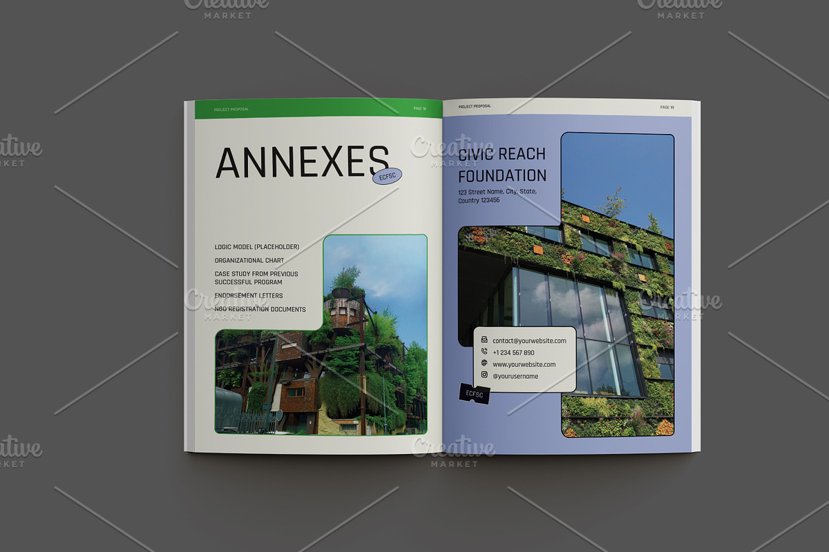NGO Project Proposal, a Brochure Template by Neermana (Photo 11 of 12)