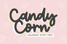 CANDY CORN Halloween Script Font