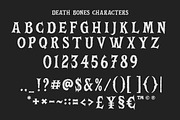 Death Bones a Broken Serif Font, a Blackletter Font by Blankids Studio (Thumbnail 5 of 9)