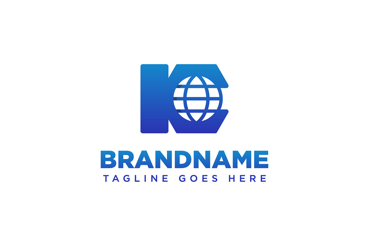 Letter K Globe Technology Logo, a Branding & Logo Template by Pray Art Design Studio