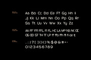 Aminute - Experimental Unique Sans, a Slab Serif Font by Imoodev (Thumbnail 5 of 5)
