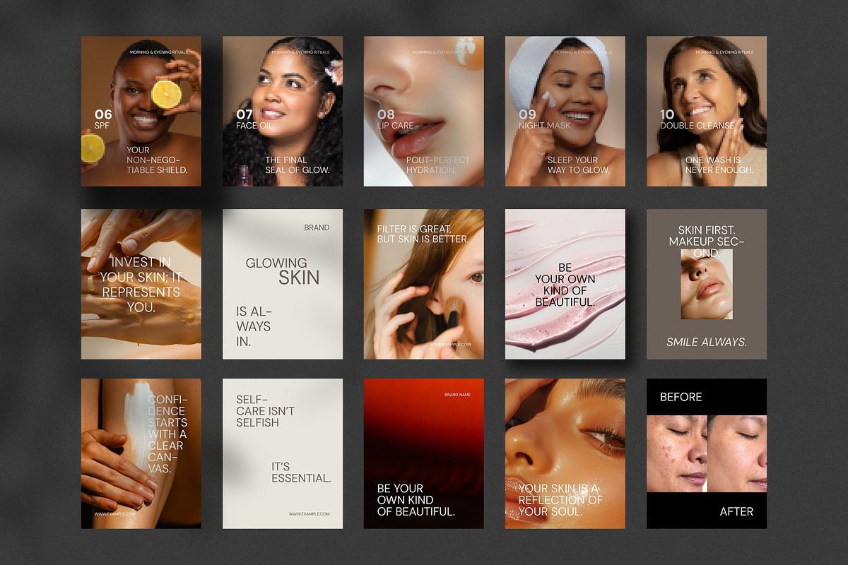 Beauty & Fashion Instagram Kit, a Social Media Template by Artisan Vibes (Photo 7 of 9)