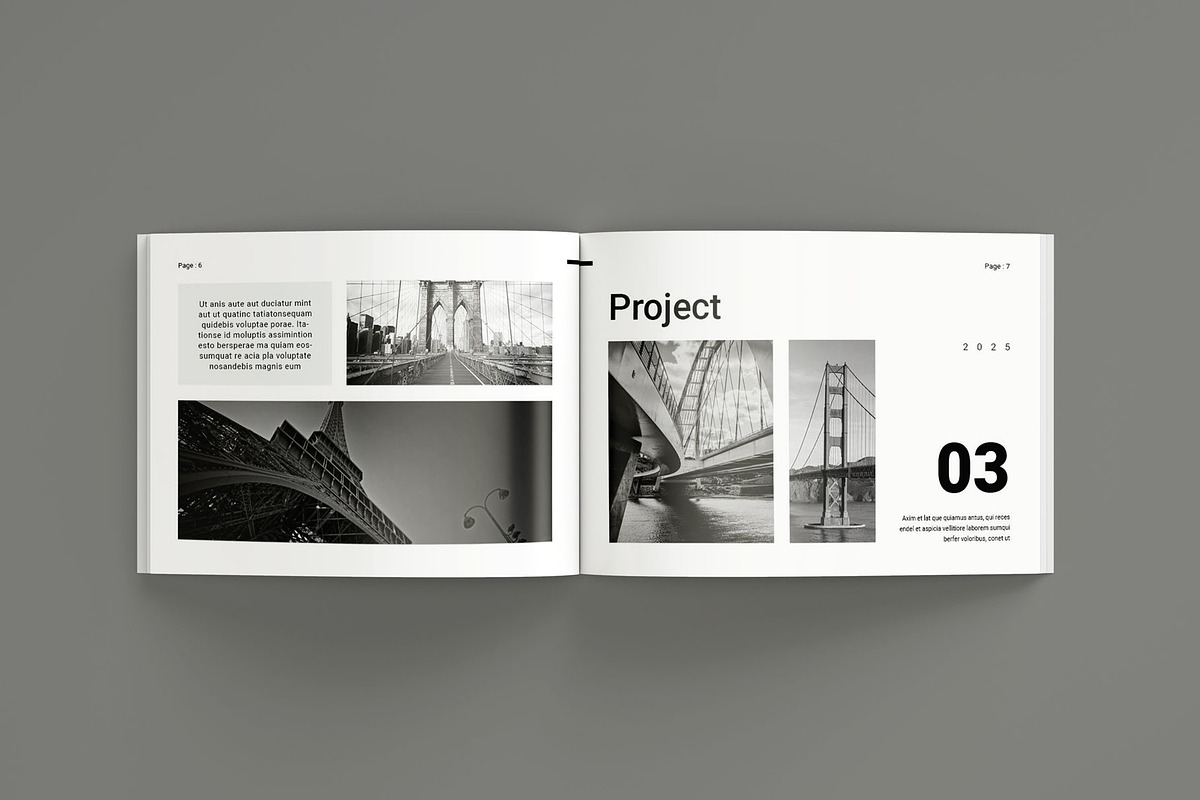 Architecture Portfolio Landscape, a Brochure Template by Seeing-art (Photo 4 of 10)