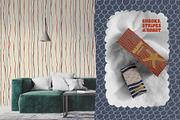 Coastal patterns Stripe Wave Retro, a Pattern Graphic by Yuliya Derbisheva (Thumbnail 9 of 13)