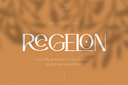 Regelon || Modern Stylish Sans Serif, a Serif Font by Idea Studio (Thumbnail 1 of 7)