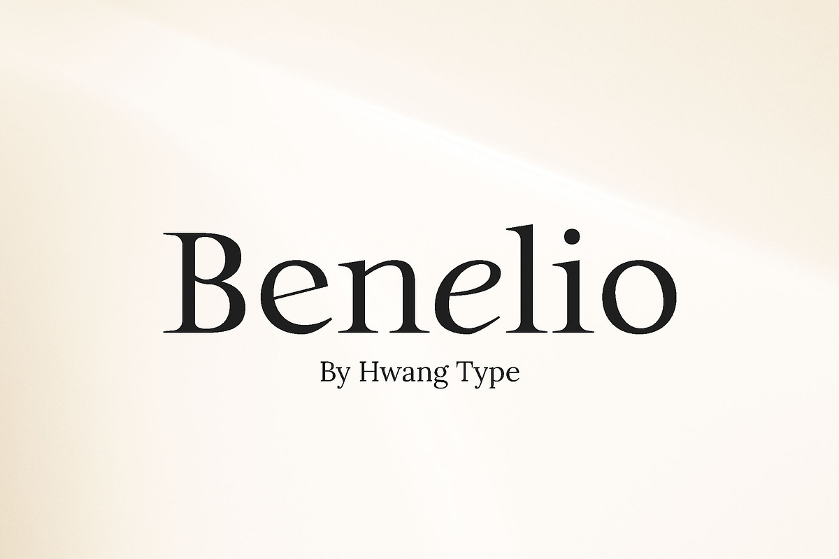 Benelio - Sharp Serif, a Serif Font by Makaryo Collective (Photo 1 of 11)
