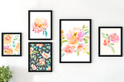 Peonia Watercolor Design Set, an Illustration by Angie Makes (Thumbnail 7 of 9)