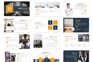 Adlaine - Presentation Template