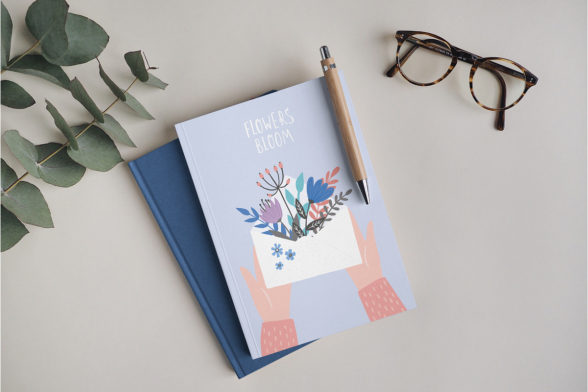 Modern floral spring set, an Object Graphic by MaNechaeva (Photo 9 of 13)