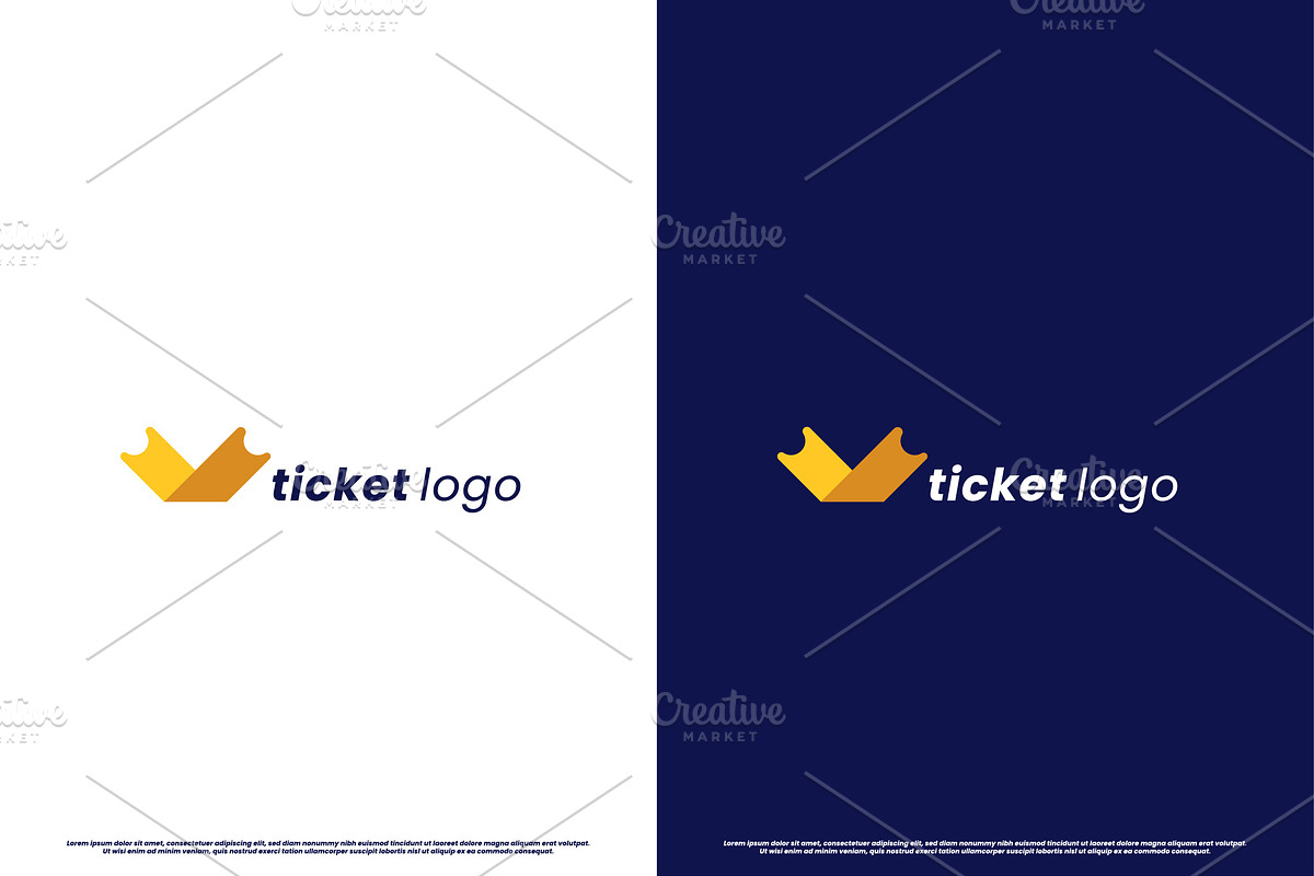 Ticket Travel Logo Design Icon, a Branding & Logo Template by Morvana Crew