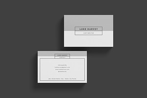 Minimalist Business Card No. 7