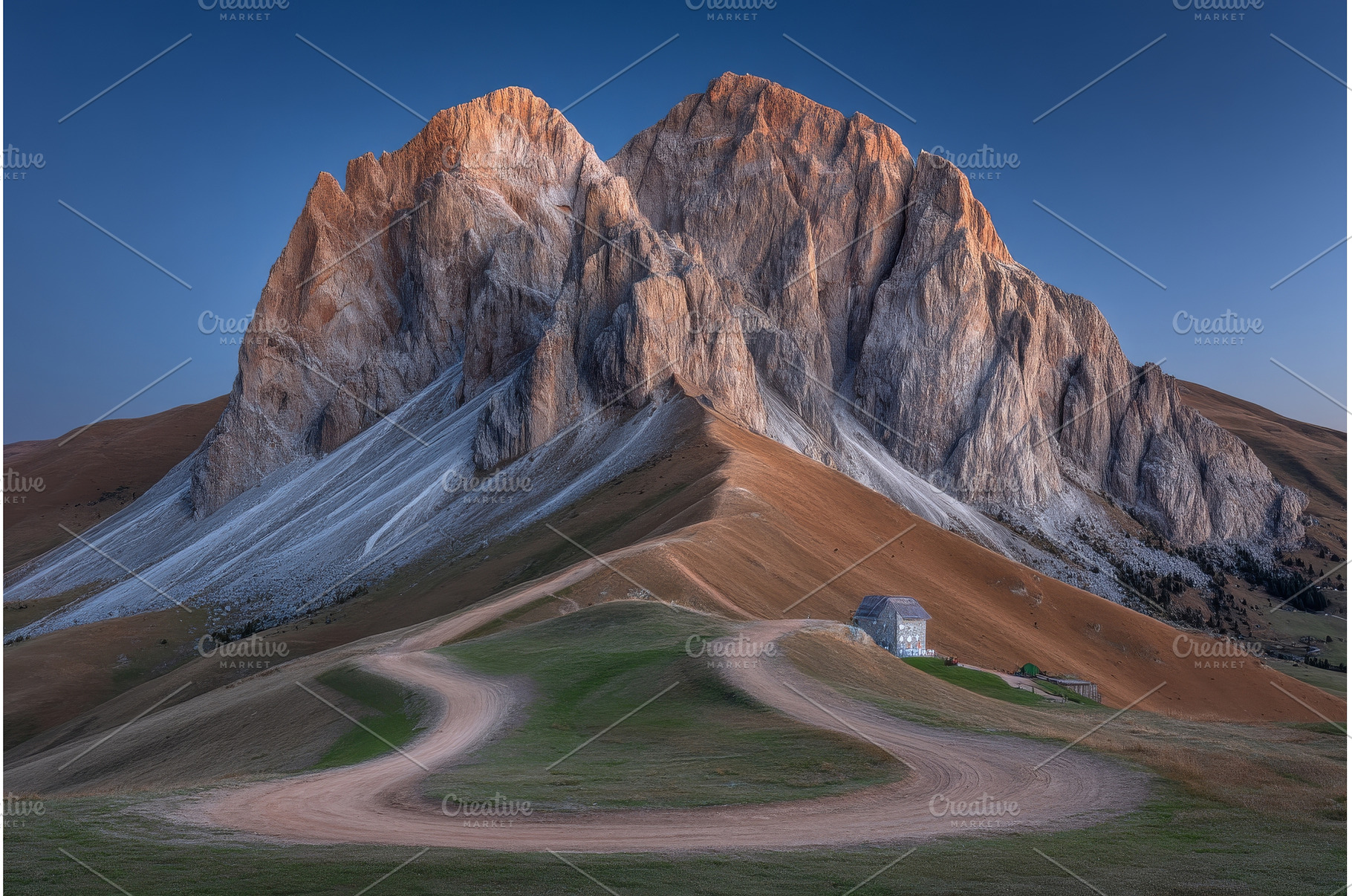 A viewpoint in the Dolomites Alps, a Person Photo by ZinetroN
