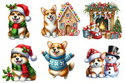 Christmas Dog clipart, an Illustration by Designworld (Thumbnail 3 of 5)