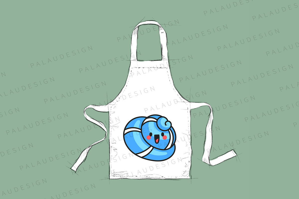 Cute Kawaii Shells Summer Character, a Seasonal Illustration by Palau (Photo 4 of 12)