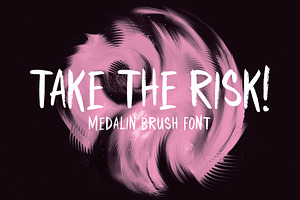 Medalin - Brush Font