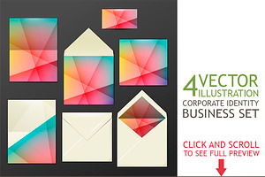 Corporate Identity Business Set, a Work Illustration by Sabelskaya