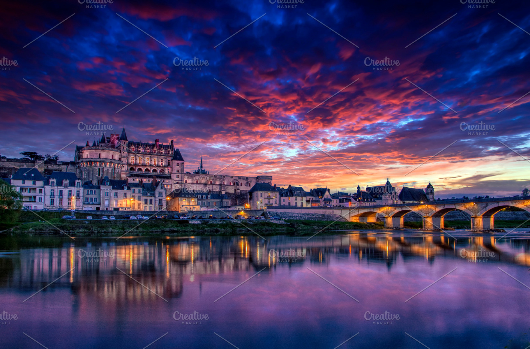 Amboise Chateau in the Loire Valley, France., an Architecture Photo by CreativePhotoSpain