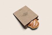 Bakery Paper Bag Mockup, a Packaging Mockup by Twins_studio926 (Thumbnail 4 of 5)