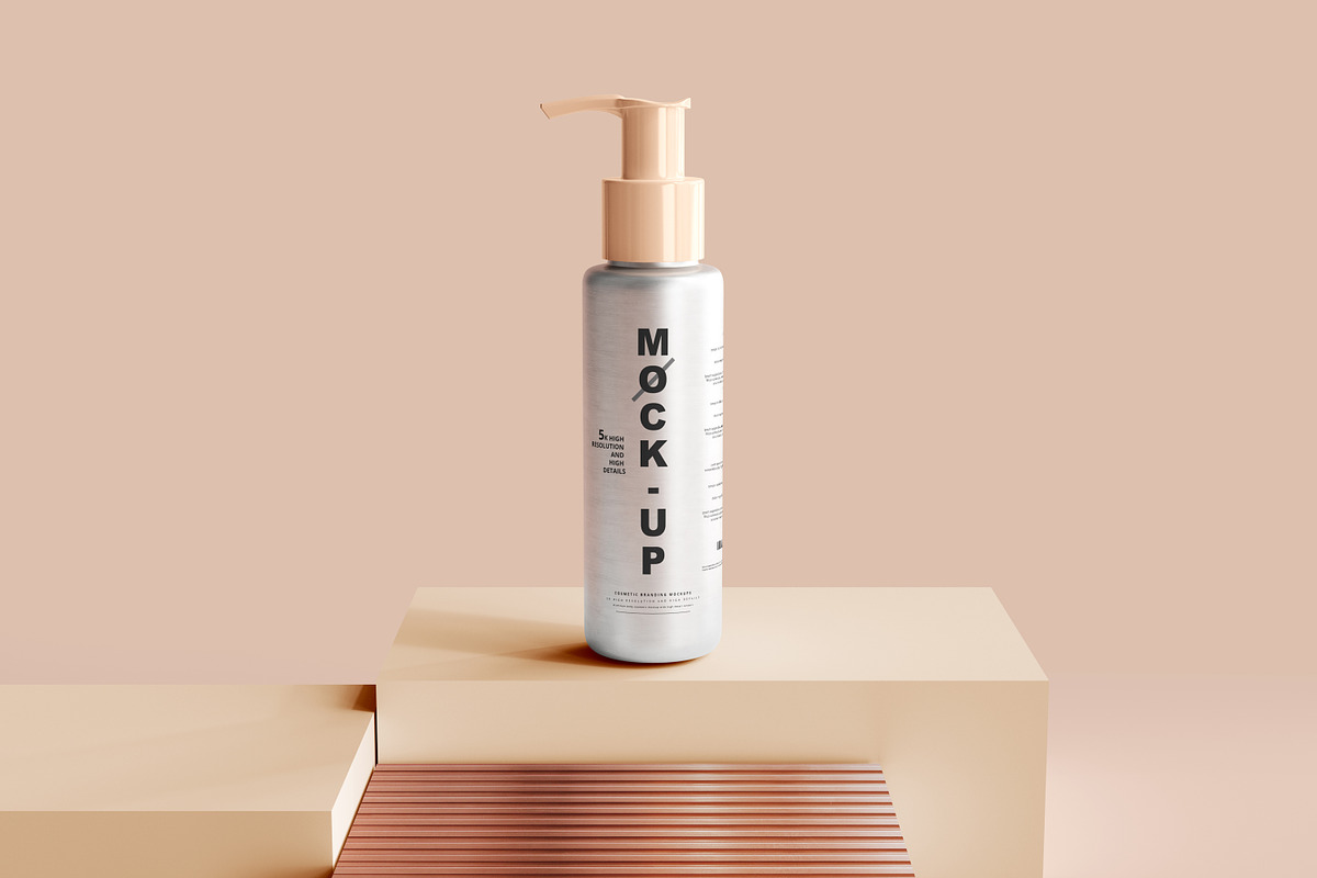 Aluminum Cosmetic Mockup Bundle, a Cups & Container Mockup by pmvch (Photo 70 of 206)