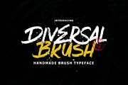 Diversal Brush, a Script Font by Eltypesstudio (Thumbnail 1 of 8)
