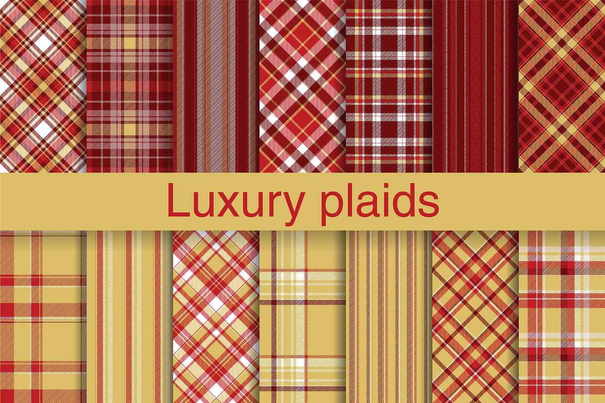 #123 Luxury Gold Pattern Pack, a Pattern Graphic by Plaid4You (Photo 1 of 11)