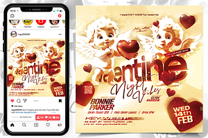 Valentine Flyer, a Flyer Template by regalDRAW