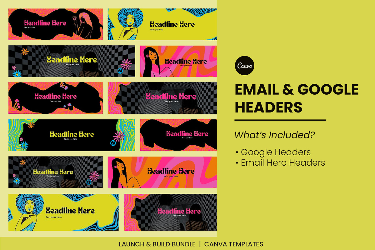 Psychedelic Canva Brand Collection, a Social Media Template by WorkShy Studio (Photo 20 of 23)