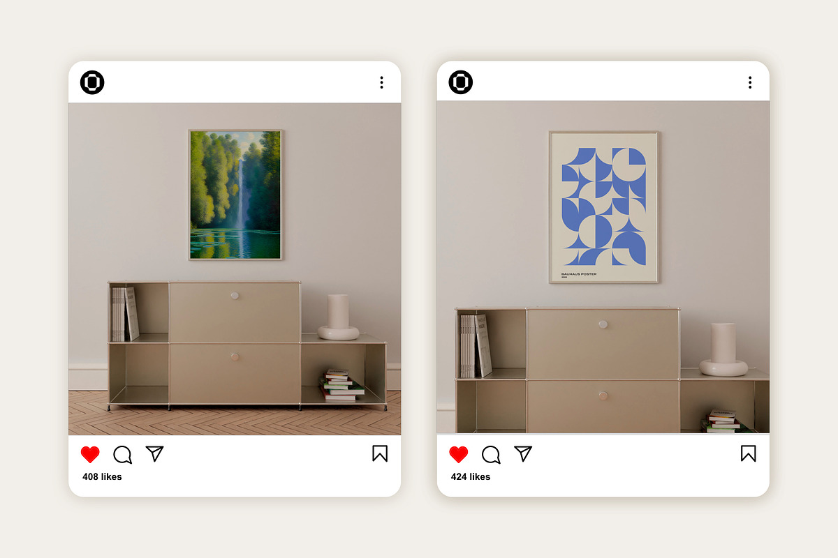 Interior Frame Mockup Pack TAMIR, a Household Mockup by Bonumo (Photo 6 of 13)