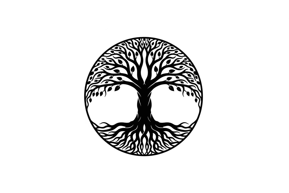 Tree of Life Circle SVG Bundle, an Illustration by Gfx_Store (Photo 48 of 50)