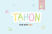 Tahon | Display Font, a Symbol Font by khalwa.studio (Thumbnail 1 of 6)