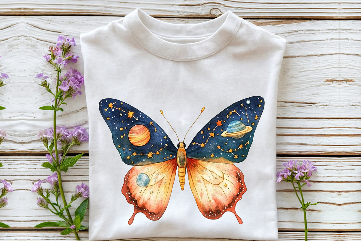 Magic Butterflies Clipart Bundle, an Illustration by Rose Art (Photo 5 of 8)