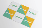 Square Business Card Mockups, a Print Template by Mockstore (Thumbnail 6 of 10)