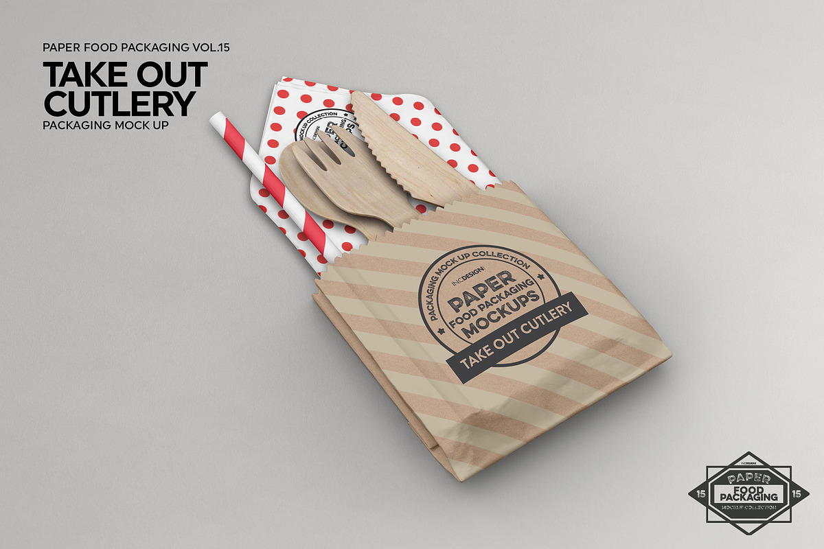 VOL.15 Food Box Packaging Mockups, a Packaging Mockup by INCDesign (Photo 2 of 21)