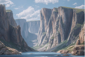 Western Brook Pond is located in, a Nature Photo by ZinetroN