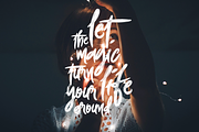 Foxing Font + PS Action, a Script Font by The Branded Quotes (Thumbnail 5 of 8)