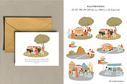 groovy hippie clipart, retro 70s set, a Person Illustration by LyubovZaytseva (Thumbnail 3 of 23)