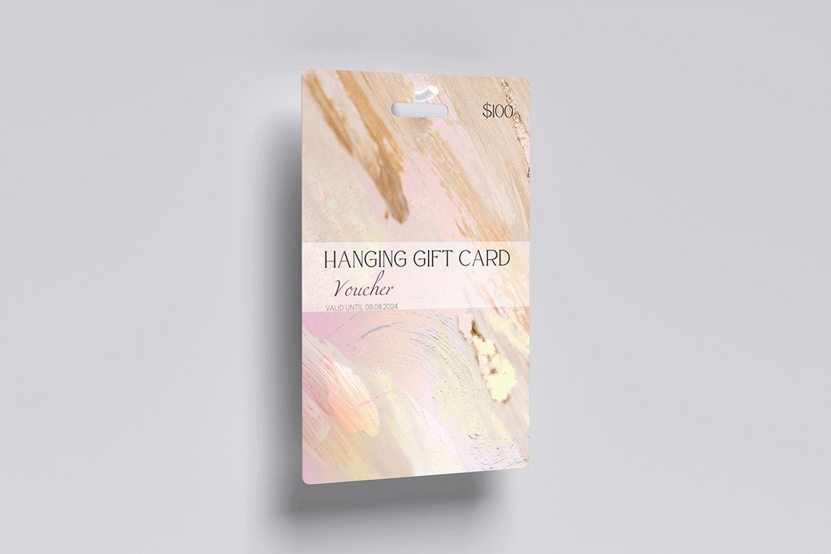 Hanging Gift Card Mockup, a Product Mockup by Squashy Creative Studio (Photo 3 of 5)
