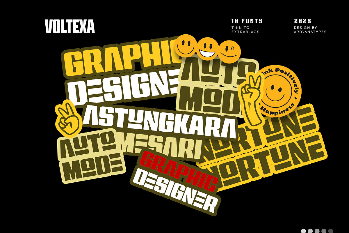 Voltexa, a Sans Serif Font by Ardyanatypes (Photo 5 of 12)