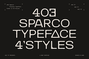 403 Sparco, a Sans Serif Font by 403 Type Foundry (Thumbnail 1 of 13)
