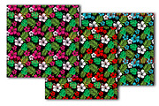 Tropical Hibiscus Background Pattern, a Pattern Graphic by Laureling Studios (Thumbnail 2 of 4)