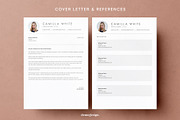 Minimalist Resume Template for Word, a Resume Template by DemeDesign (Thumbnail 4 of 9)